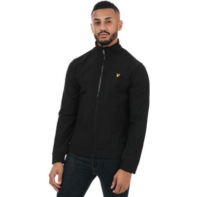 Lyle & Scott Veste Softshell col cheminée Lyle And Scott Pour Homme en Noir Schwarz XS Lyle & Scott Veste Softshell col cheminée Lyle And Scott Pour Homme en Noir Schwarz XS