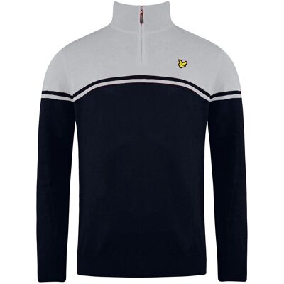 Lyle & Scott Croft Golf Mens Navy/grauer Pullover Marineblau XS Lyle & Scott Croft Golf Mens Navy/grauer Pullover Marineblau XS
