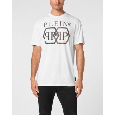 Philipp Plein T-Shirt Hexagon Weiß XL Philipp Plein T-Shirt Hexagon Weiß XL
