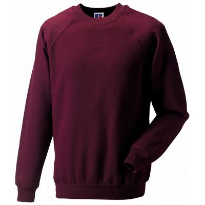 Russell Athletic Russell - "Spotshield" Sweatshirt für Herren Raglanärmel (Burgunderrot) Burgund S Russell Athletic Russell - "Spotshield" Sweatshirt für Herren Raglanärmel (Burgunderrot) Burgund S