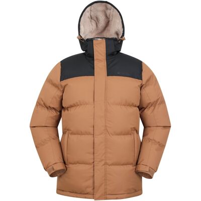 Mountain Warehouse - "Snow" Steppjacke für Herren (Hellbraun) Bräunen XS Mountain Warehouse - "Snow" Steppjacke für Herren (Hellbraun) Bräunen XS