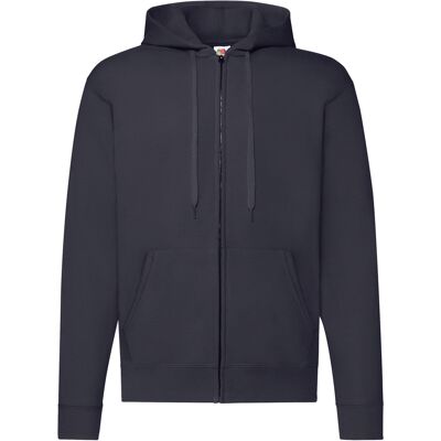 Fruit of the Loom Herren Classic Zipped Hoodie (Deep Navy) Blau L Fruit of the Loom Herren Classic Zipped Hoodie (Deep Navy) Blau L