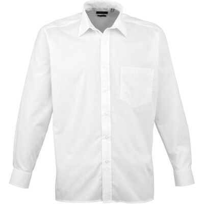 Premier - Hemd für Herren Langärmlig (Weiß) Weiß 54 Premier - Hemd für Herren Langärmlig (Weiß) Weiß 54