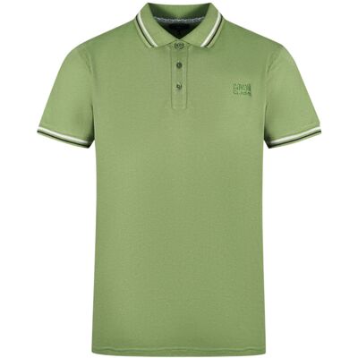 Cavalli Class Zwillingsspitzkragen Grünes Poloshirt Grün M Cavalli Class Zwillingsspitzkragen Grünes Poloshirt Grün M