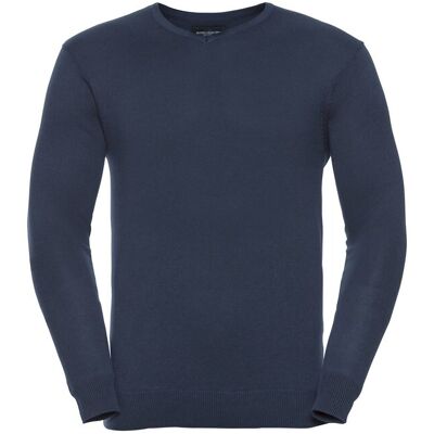 Russell Athletic Russell Collection - Sweatshirt V-Ausschnitt für Herren (Dunkelblau) Marine L Russell Athletic Russell Collection - Sweatshirt V-Ausschnitt für Herren (Dunkelblau) Marine L