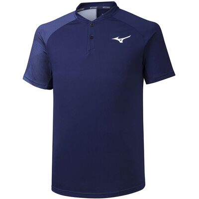 Mizuno Shadow Mens Navy Polo -Hemd Marine S Mizuno Shadow Mens Navy Polo -Hemd Marine S