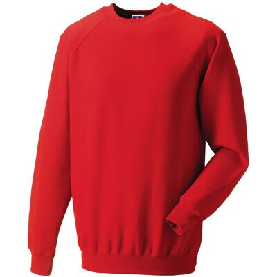 Russell Athletic Russell - "Spotshield" Sweatshirt für Herren Raglanärmel (Leuchtend Rot) Rot S Russell Athletic Russell - "Spotshield" Sweatshirt für Herren Raglanärmel (Leuchtend Rot) Rot S