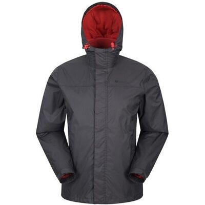 Mountain Warehouse Herren Torrent Wasserdichte Jacke (Dunkelgrau) Grau S Mountain Warehouse Herren Torrent Wasserdichte Jacke (Dunkelgrau) Grau S