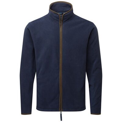Premier Herren Artisan Fleece-Jacke (Marine/Braun) Navy blau S Premier Herren Artisan Fleece-Jacke (Marine/Braun) Navy blau S