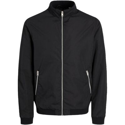 JACK & JONES Herren Bomberjacke Leichtgewicht Schwarz M JACK & JONES Herren Bomberjacke Leichtgewicht Schwarz M