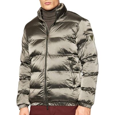 Guess Herren-Daunenjacke in klassischer Farbe Grün XS Guess Herren-Daunenjacke in klassischer Farbe Grün XS