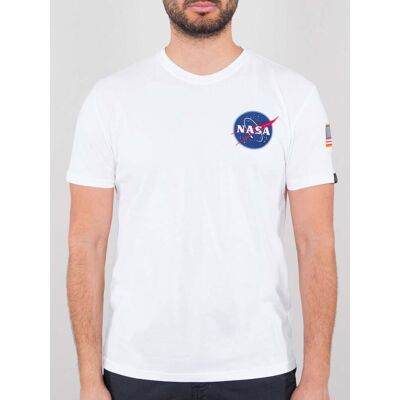 Herren Alpha Industries Space Shuttle T-Shirt in Weiß Weiß XS Herren Alpha Industries Space Shuttle T-Shirt in Weiß Weiß XS