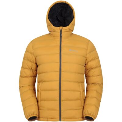Mountain Warehouse Mens Seasons Kunstfell gefüttert gepolsterte Jacke (Senf) Senf 2XL Mountain Warehouse Mens Seasons Kunstfell gefüttert gepolsterte Jacke (Senf) Senf 2XL
