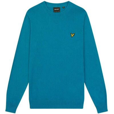 Lyle & Scott Brand Logo Leisure Blauer Pullover Blau S Lyle & Scott Brand Logo Leisure Blauer Pullover Blau S