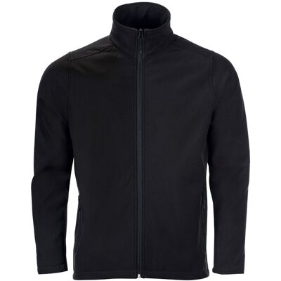 SOLS Herren Race Full Zip Wasserabweisende Softshell Jacke (Schwarz) Schwarz S SOLS Herren Race Full Zip Wasserabweisende Softshell Jacke (Schwarz) Schwarz S