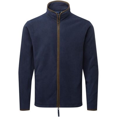 Premier - "Artisan" Fleecejacke für Herren (Marineblau/Braun) Navy blau S Premier - "Artisan" Fleecejacke für Herren (Marineblau/Braun) Navy blau S