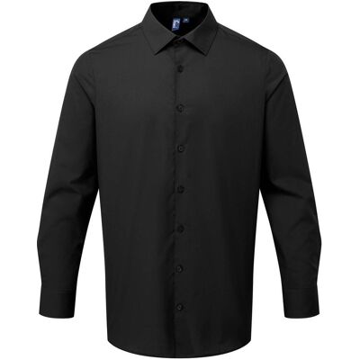 Premier - Formelles Hemd für Herren Langärmlig () Schwarz L Premier - Formelles Hemd für Herren Langärmlig () Schwarz L