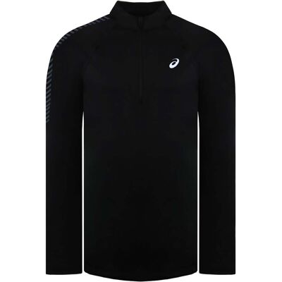 Asics Icon Herren-Laufoberteil in Schwarz Schwarz XS Asics Icon Herren-Laufoberteil in Schwarz Schwarz XS