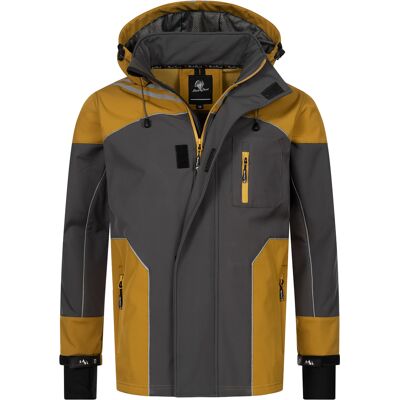 Rock Creek Softshelljacke Maisgelb Mehrfarben S Rock Creek Softshelljacke Maisgelb Mehrfarben S
