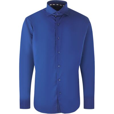 Aquascutum schlichtes, langarmliges weisses Hemd Dunkelblau S Aquascutum schlichtes, langarmliges weisses Hemd Dunkelblau S
