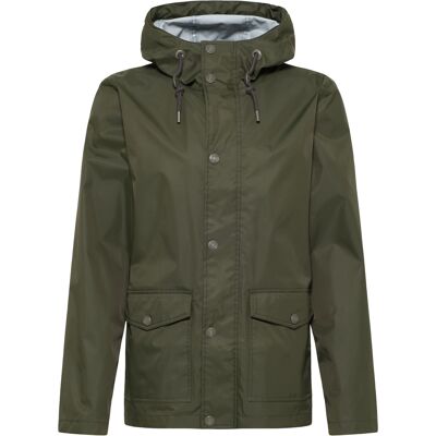 Mo Regenjacke mit Innenprint Herren Dunkeloliv Olive S Mo Regenjacke mit Innenprint Herren Dunkeloliv Olive S