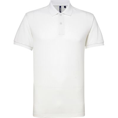 Asquith & Fox Weiß Performance Blend Polo Shirt - Poloshirt Asquith & Fox Weiß Performance Blend Polo Shirt - Poloshirt