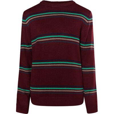 Mo Pullover Herren Bordeaux Mehrfarbig Bordo L Mo Pullover Herren Bordeaux Mehrfarbig Bordo L