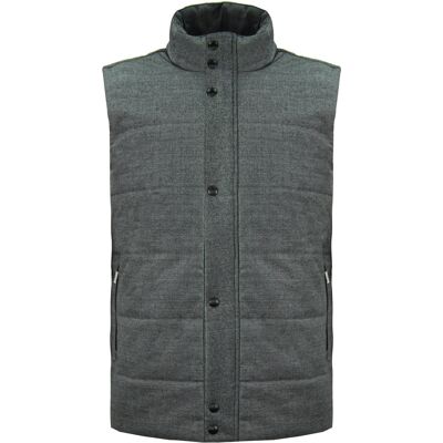 Hackett London Herren graue warme Weste Grau 2XL Hackett London Herren graue warme Weste Grau 2XL