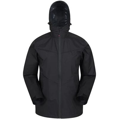 Mountain Warehouse Herren Rift Extreme 2.5 Schicht wasserdichte Jacke (schwarz) Schwarz XL Mountain Warehouse Herren Rift Extreme 2.5 Schicht wasserdichte Jacke (schwarz) Schwarz XL