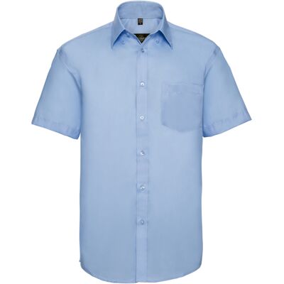 Russell Athletic Russell Collection - "Classic Ultimate" Hemd Bügelfrei für Herren kurzärmlig () Blau 2XL Russell Athletic Russell Collection - "Classic Ultimate" Hemd Bügelfrei für Herren kurzärmlig () Blau 2XL