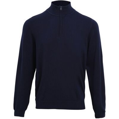 Premier Herren Sweatshirt mit Reißverschluss (Navy) Marine S Premier Herren Sweatshirt mit Reißverschluss (Navy) Marine S