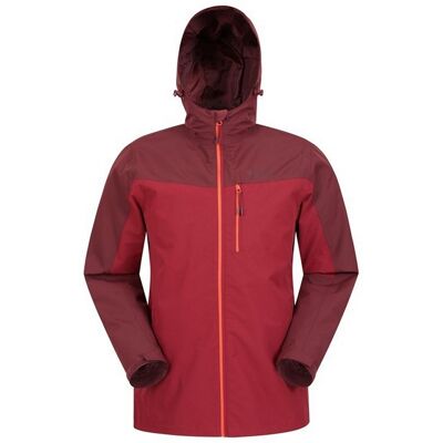 Mountain Warehouse Herren Brisk Extreme Wasserdichte Jacke (Rot) Rot XL Mountain Warehouse Herren Brisk Extreme Wasserdichte Jacke (Rot) Rot XL