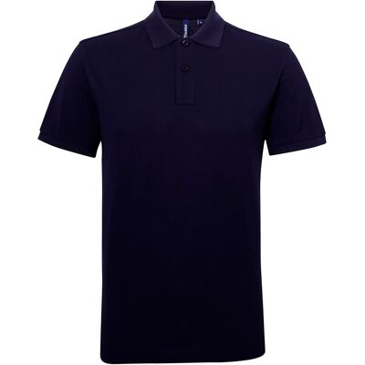 Asquith & Fox Herren-Kurzarm-Poloshirt aus einer Leistungsmischung (Navy) Marine L Asquith & Fox Herren-Kurzarm-Poloshirt aus einer Leistungsmischung (Navy) Marine L