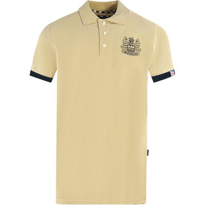 Aquascutum Branded Kragen Beige Poloshirt Beige M Aquascutum Branded Kragen Beige Poloshirt Beige M