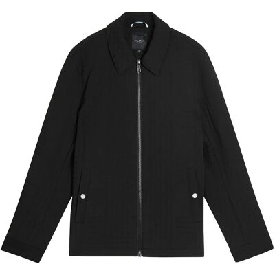Ted Baker Manburn Mens Black Harrington Jacke Schwarz S Ted Baker Manburn Mens Black Harrington Jacke Schwarz S