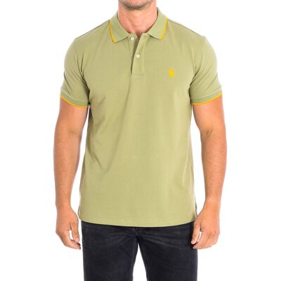 U.S. Polo Assn KORY Kurzarm-Polo mit Kontrast-Reverskragen 64782 Mann Grün M U.S. Polo Assn KORY Kurzarm-Polo mit Kontrast-Reverskragen 64782 Mann Grün M