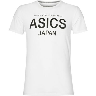 Asics Logo T-Shirt - Sport-Trainings-Top - Weiß Asics Logo T-Shirt - Sport-Trainings-Top - Weiß