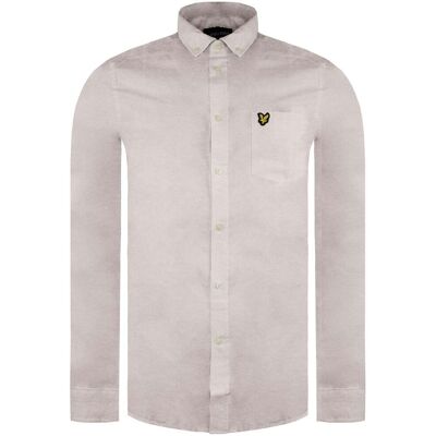 Lyle & Scott Regular Fit Herren-Oxford-Hemd Creme M Lyle & Scott Regular Fit Herren-Oxford-Hemd Creme M