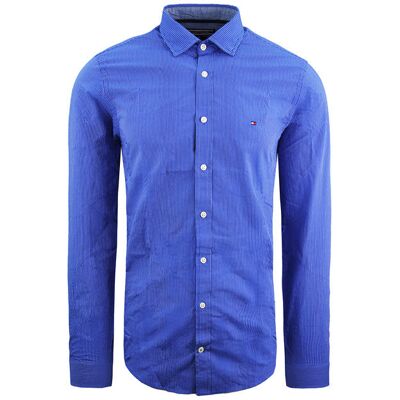 Tommy Hilfiger Darren Slim Fit Gestreiftes Hemd Blau Herren Blau M Tommy Hilfiger Darren Slim Fit Gestreiftes Hemd Blau Herren Blau M