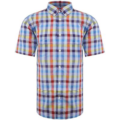 Eden Park Paris karierte Herren mehrfarbig Oxford -Hemd Mehrfarben M Eden Park Paris karierte Herren mehrfarbig Oxford -Hemd Mehrfarben M