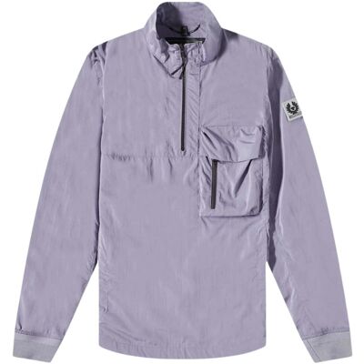 Belstaff Ramp Violet Light Purple Quarter Zip Windjacke Lila XS Belstaff Ramp Violet Light Purple Quarter Zip Windjacke Lila XS