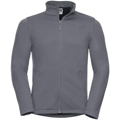 Russell Athletic Russell Herren Smart Softshell-Jacke (Grau) Dunkelgrau S Russell Athletic Russell Herren Smart Softshell-Jacke (Grau) Dunkelgrau S
