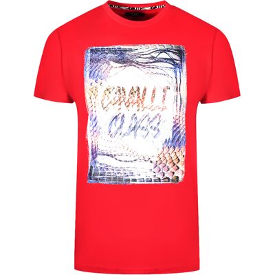Cavalli Class Box-Logo Rot T-Shirt Rot XL Cavalli Class Box-Logo Rot T-Shirt Rot XL