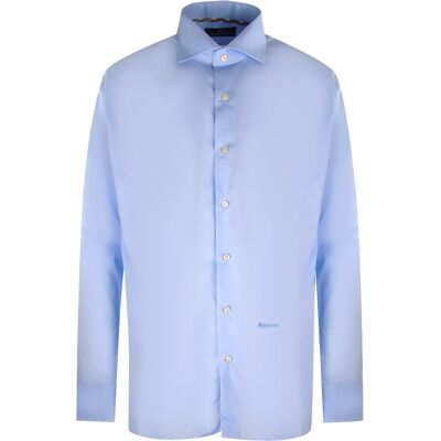 Aquascutum Langarm-Hemd in Hellblau Hellblau M Aquascutum Langarm-Hemd in Hellblau Hellblau M