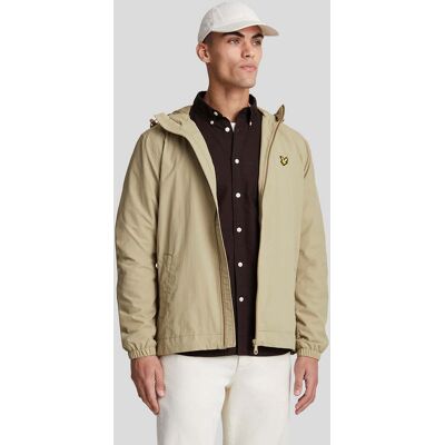 Lyle & Scott Herrenjacke mit durchgehendem Reißverschluss und Kapuze in Grün Grün M Lyle & Scott Herrenjacke mit durchgehendem Reißverschluss und Kapuze in Grün Grün M