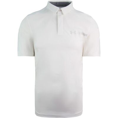 Under Armour Heatgear Perpetual Woven Golf Polo Shirt - Herren Creme - Größe S Under Armour Heatgear Perpetual Woven Golf Polo Shirt - Herren Creme - Größe S