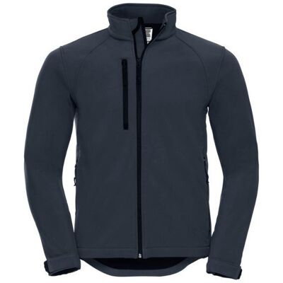 Russell Athletic Russell Mens Water Resistant & Windproof Softshell Jacket (French Navy) Marine L Russell Athletic Russell Mens Water Resistant & Windproof Softshell Jacket (French Navy) Marine L