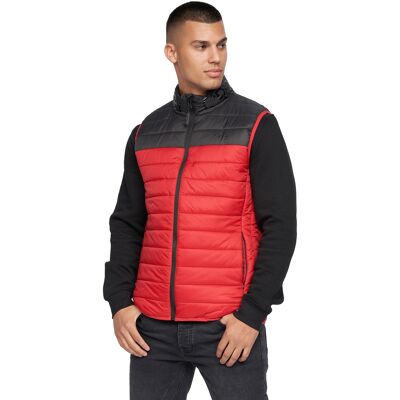 Crosshatch - "Presnell" Weste Hoch geschnitten für Herren (Rot) Rot L Crosshatch - "Presnell" Weste Hoch geschnitten für Herren (Rot) Rot L