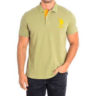 U.S. Polo Assn KORYCBAD Kurzarm-Polo mit kontrastierendem Reverskragen 64779 Herren Grün M U.S. Polo Assn KORYCBAD Kurzarm-Polo mit kontrastierendem Reverskragen 64779 Herren Grün M