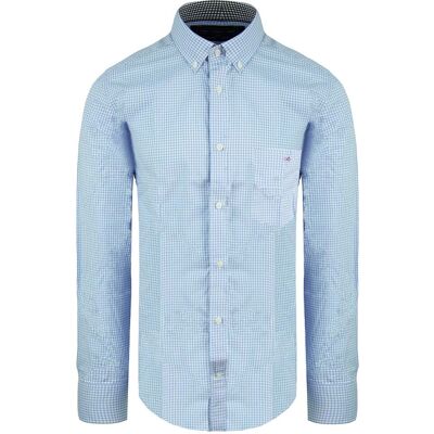 Eden Park Kariertes Herren Oxford-Hemd in Blau/Weiß Blau S Eden Park Kariertes Herren Oxford-Hemd in Blau/Weiß Blau S